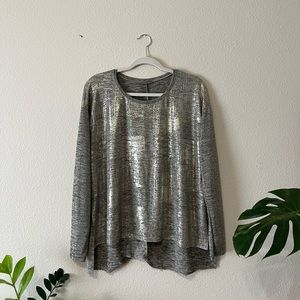 ZARA SHIMMERY TOP